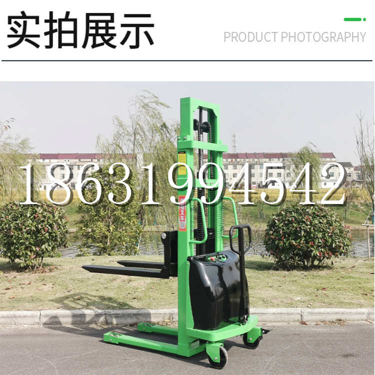 吐鲁番市电动叉车堆高车液压铲车电瓶1吨2吨站驾步行式小型全自动叉车